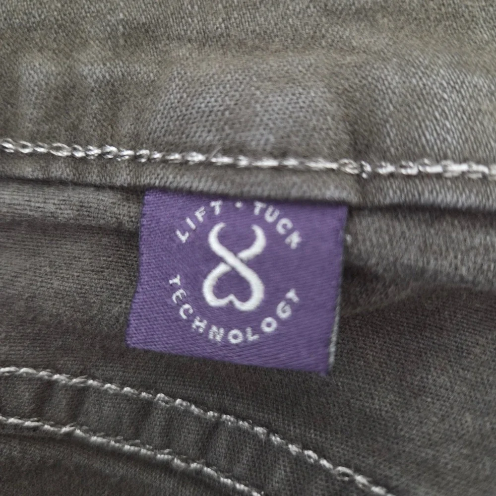 NYDJ‎ Grey Bootcut Jeans Lift Tuck Technology Size 14W Made in USA Womens